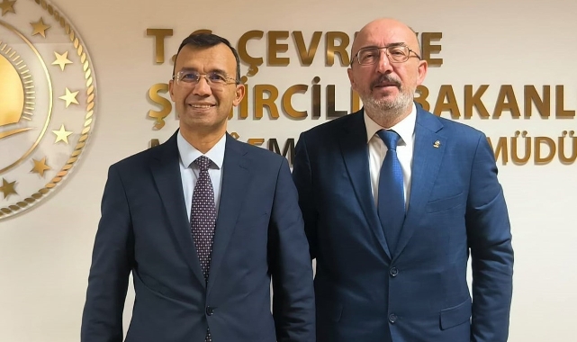 AK Parti Kütahya İl Başkanı Önsay, Milli Emlak Genel Müdürü Veli Tunçez'i ziyaret etti!