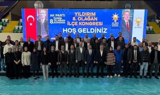 AK Parti Yıldırım'da İrfan Akkaya yeniden başkan!