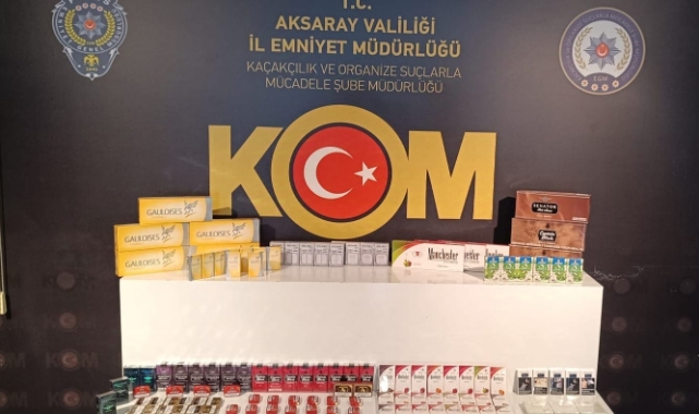 Aksaray'da kaçakçılığa geçit yok