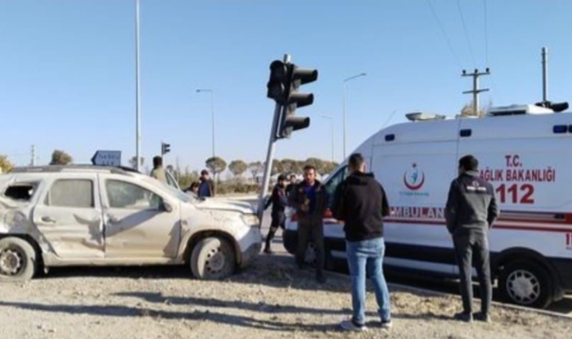 Aksaray’da TIR ile otomobil çarpıştı: 2 yaralı