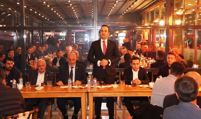 Aslanapa Kaymakamı Sezai Demirci’ye veda yemeği