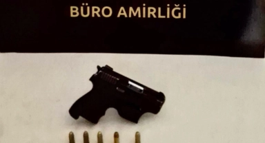 Aydın'da durdurulan araçta ruhsatsız silah ele geçirildi