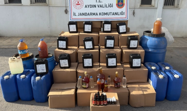 Aydın’da kaçak içki operasyonu