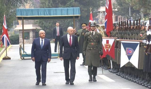 Bakan Güler İngiliz mevkidaşı ile görüştü