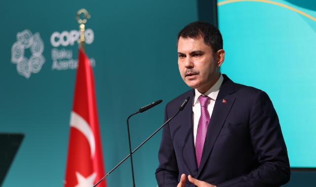 Bakan Kurum, COP29’da Türkiye’nin İklim Vizyonu’nu paylaştı