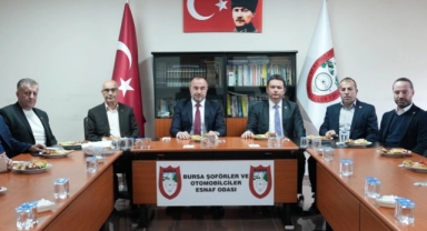 Başkan Erkan Aydın’dan şoför esnafına ziyaret
