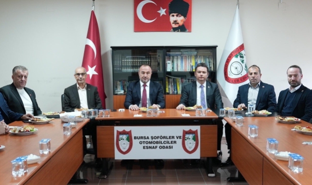 Başkan Erkan Aydın’dan şoför esnafına ziyaret
