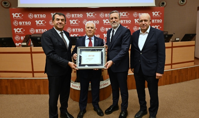 Başkan Mustafa Bozbey BTSO’nun konuğu oldu