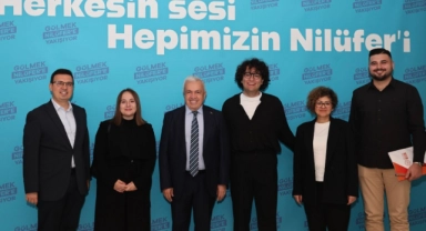 Başkan Şadi Özdemir, Nilüfer Kent Konseyi Gençlik Meclisi Eş Başkanları ile bir araya geldi
