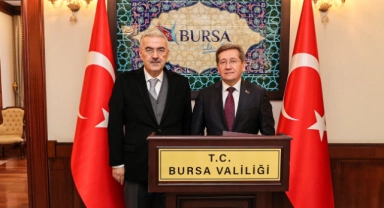Belarus Cumhuriyeti Ankara Büyükelçisi Rybak'tan Bursa Valisi Ayyıldız'a ziyaret!