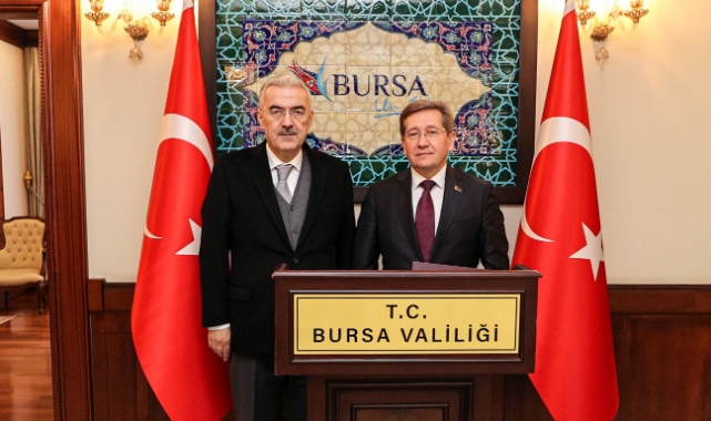 Belarus Cumhuriyeti Ankara Büyükelçisi Rybak'tan Bursa Valisi Ayyıldız'a ziyaret!