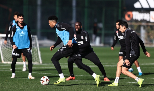 Beşiktaş'ta Maccabi Tel-Aviv maçı hazırlıkları başladı   