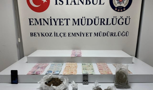 Beykoz’da uyuşturucu operasyonu