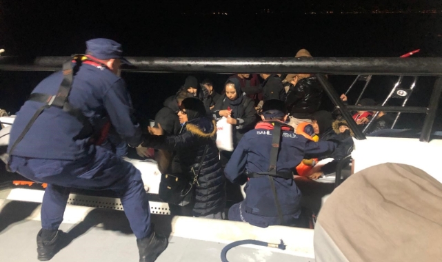 Bodrum'da 33 düzensiz göçmen yakalandı