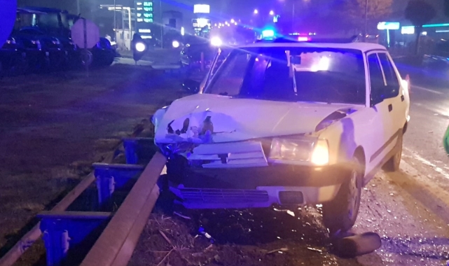 Bolu’da iki araç çarpıştı: 2 yaralı