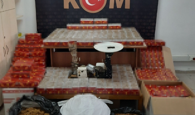 Burdur'da kaçak sigara operasyonu!