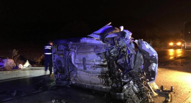 Burdur'da zincirleme kaza: 1 ölü, 7 yaralı