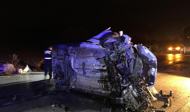 Burdur'da zincirleme kaza: 1 ölü, 7 yaralı