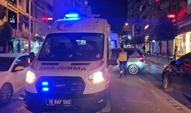 Bursa'da 2 motosiklet çarpıştı