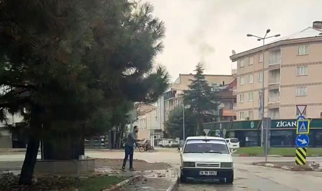 Bursa'da aracını sokak çeşmesinde yıkayan sürücüye ceza yağdı 