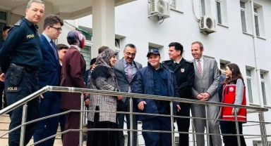 Bursa'da down sendromlu İslam'ın jandarma hayali gerçek oldu