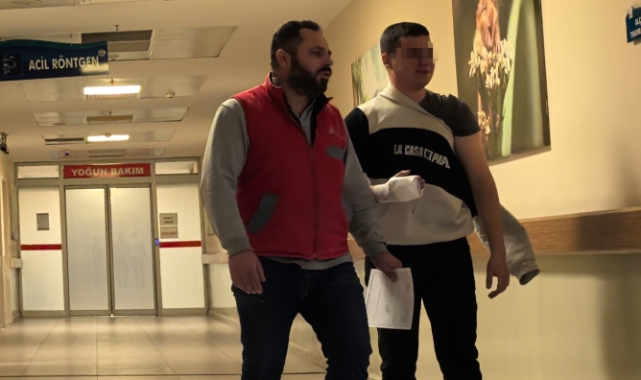 Bursa'da elini makineye kaptıran genç işçinin parmağı koptu