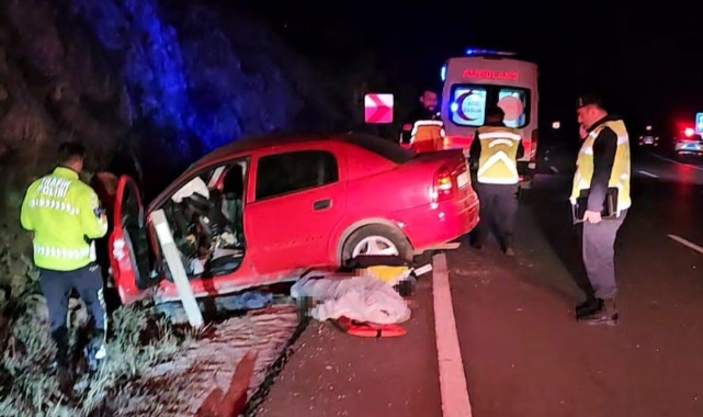 Bursa'da refüje düşen otomobilinde can verdi 