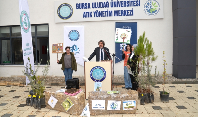 BUÜ’de ağaçlandırma çalışmaları devam ediyor