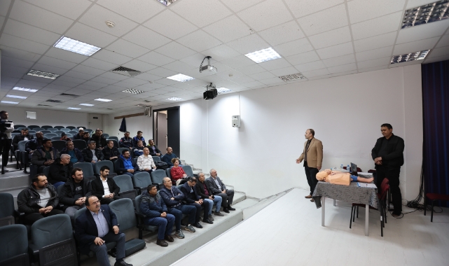 Büyükşehir’den personeline sertifikalı ‘ilk yardım’ eğitimi