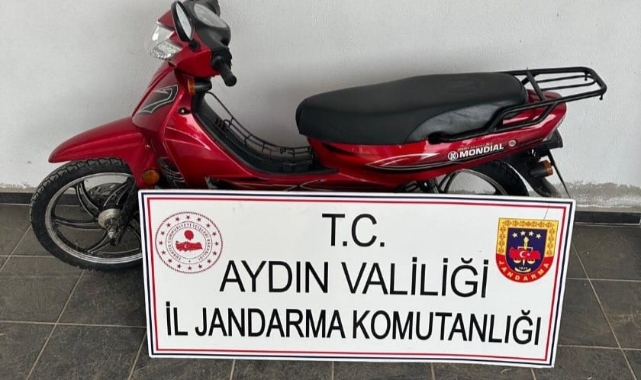 Çalınan motosikleti jandarma ekipleri buldu