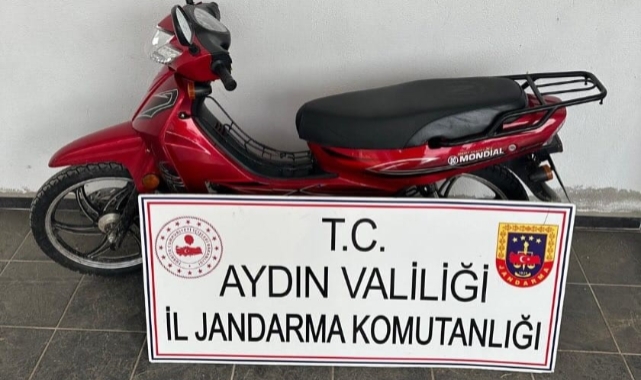 Çalınan motosikleti jandarma ekipleri buldu