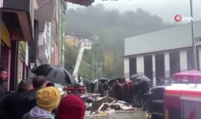 Çayeli'de heyelan: 1 ölü, 4 yaralı