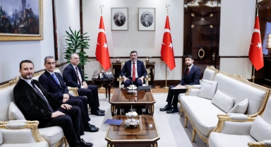 Cevdet Yılmaz, AB Delegasyon Başkanı Ossowski'yi kabul etti
