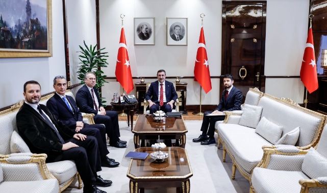 Cevdet Yılmaz, AB Delegasyon Başkanı Ossowski'yi kabul etti