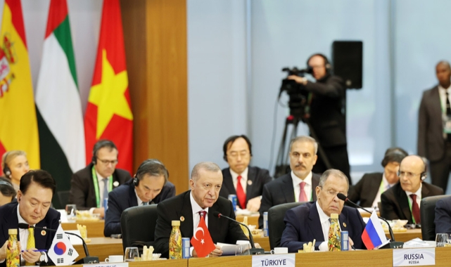 Cumhurbaşkanı Erdoğan'dan G20 Zirvesi'nde Gazze'de ateşkes çağrısı