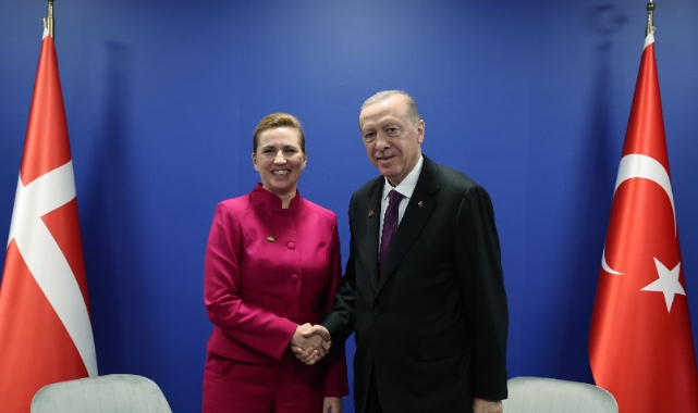 Cumhurbaşkanı Erdoğan, Danimarka Başbakanı Mette Frederiksen ile görüştü