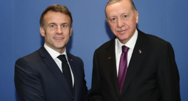 Cumhurbaşkanı Erdoğan, Fransa Cumhurbaşkanı Emmanuel Macron ile görüştü