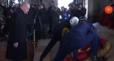 Devlet erkanı Ata'nın huzurunda