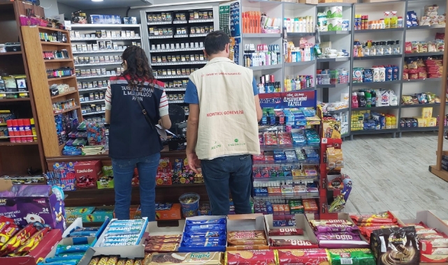 Didim'de marketler eşzamanlı denetlendi