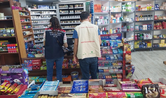 Didim'de marketlere eşzamanlı denetim gerçekleştirildi