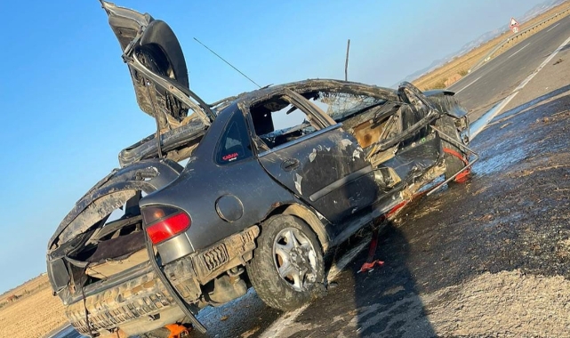 Edirne'de otomobil sulama kanalına uçtu 