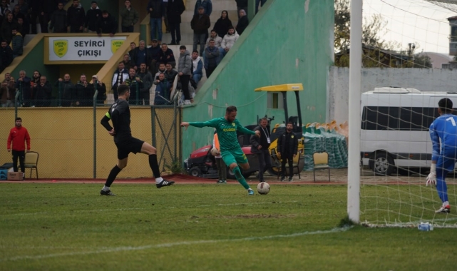 Edremitspor lideri evinde 1-0 mağlup etti