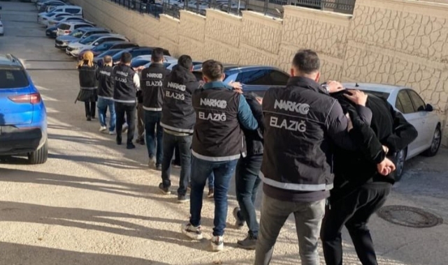 Elazığ'da uyuşturucu operasyonu