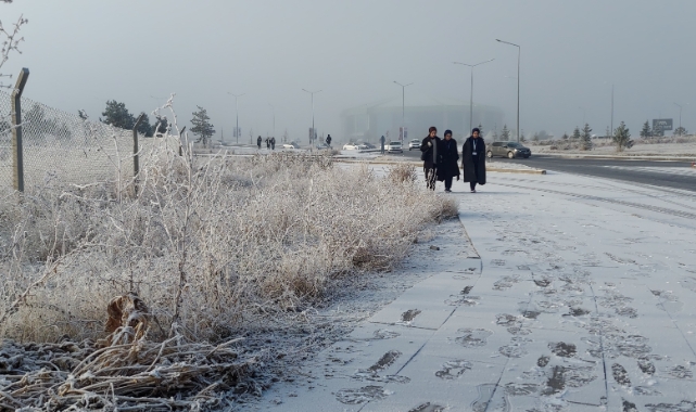 Erzurum buz kesti!
