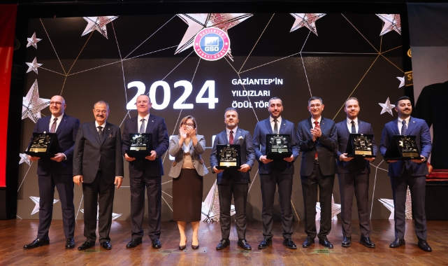 Gaziantep'te "Gaziantep'in Yıldızları Ödül Töreni" düzenlendi