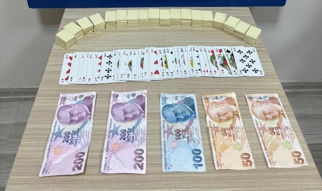Gümüşhane’de kumar oynayanlara ceza yağdı