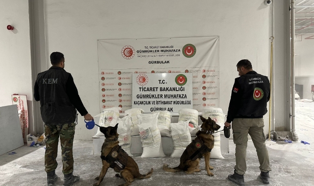 Gürbulak Sınır Kapısı’nda 4 buçuk tondan fazla uyuşturucu ele geçirildi   