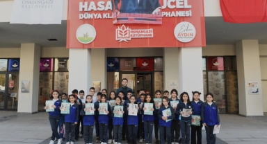 Hasan Ali Yücel Kütüphanesi minik öğrencileri ağırladı