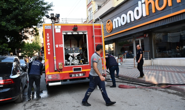 İki katlı evde çıkan yangın söndürüldü   