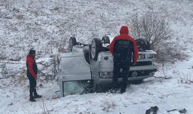 Ilgar Dağı Geçidi'nde iki otomobil çarpıştı! 8 yaralı